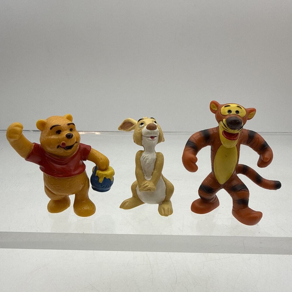7 Bullyland Winnie The Pooh And Friends Figures Disney ~ Cake Toppers